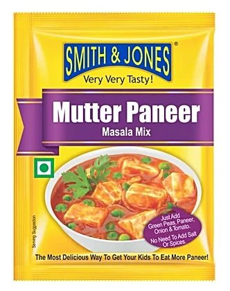SMITH JONES MATAR PANEER MASALA 20GM