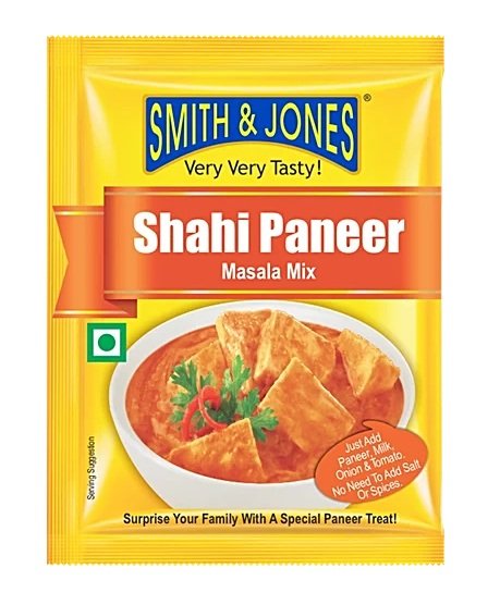 SMITH JONES SHAHI PANEER MASALA 20GM