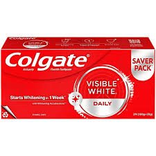 COLGATE VISIBLE WHITE TOOTHPASTE 240GM