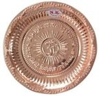 COPPER POOJA PLATE NO1