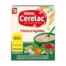 NESTLE CERELAC 5 GRAINS AND VEGETABLE 18-24 M0NTHS 300GM