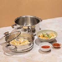 VINOD 2-TIER INDUCTION STEAMER 18CM