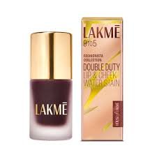 LAKME 9TO5 DOUBLE DUTY LIP CHEEK WATER STAIN RUBY GLOW 9ML