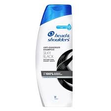 HEAD AND SHOULDERS SILKY BLACK SHAMPOO 180ML