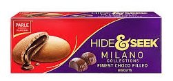 PARLE HIDE AND SEEK MILANO CHOCO FILLED BISCUITS 75GM
