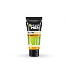 GARNIER MEN TURBO BRIGHT FACE WASH 100GM