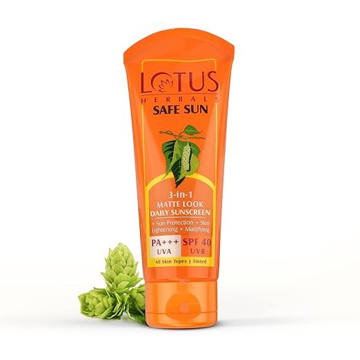 LOTUS SAFE SUN SUNSCREEN CREAM SPF40 PA+++ 50GM