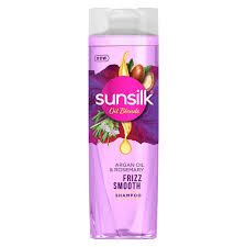 SUNSILK OIL BLENDS FRIZZ SMOOTH SHAMPOO 370ML