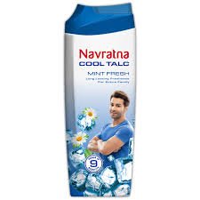 NAVRATNA COOL MINT FRESH TALC 400GM