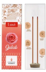 ZED BLACK GULAB BAMBOOLESS AGARBATTI 90GM