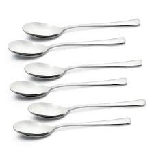 STEEL SPOON 6PCS SET