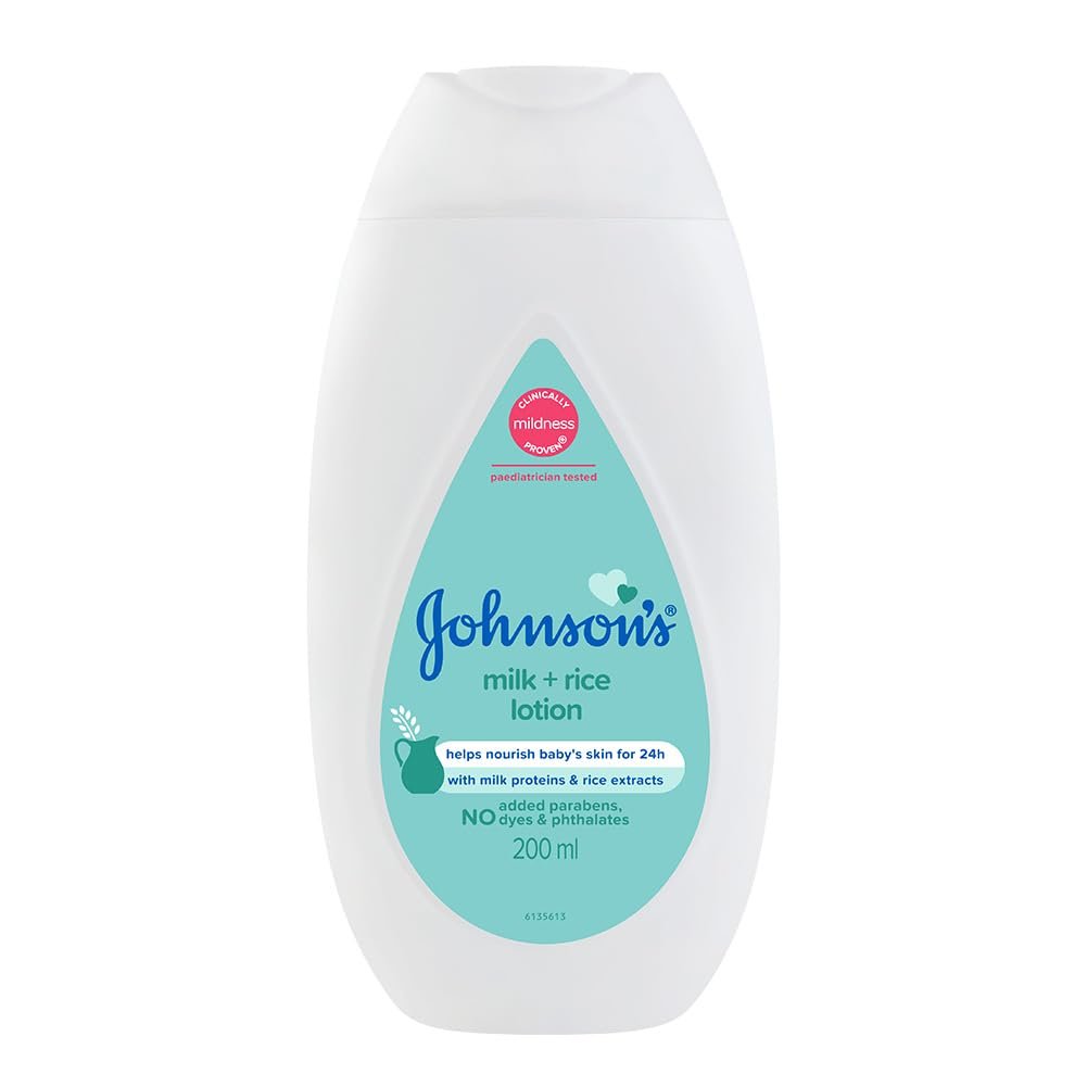 JOHNSONS MILK RICE LOTION 200ML