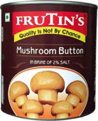 FRUTINS MUSHROOM BUTTON DRAINED 400GM