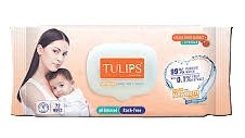 TULIPS SENSITIVE BABY WET WIPES 72PCS