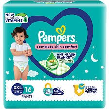PAMPERS BABY PANTS SIZE XXL 16PCS