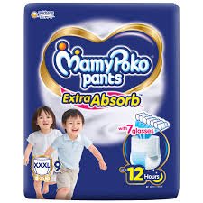 MAMY POKO PANTS XXXL 9PCS