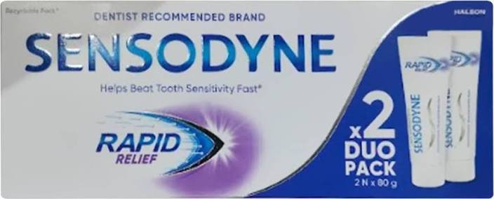 SENSODYNE RAPID RELIFE TOOTHPASTE 160G