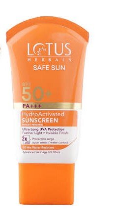LOTUS SAFE SUN SUNSCREEN SPF 50 PA+++ 50ML