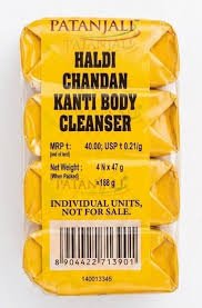 PATANJALI HALDI CHANDAN KANTI SOAO SET 3+1