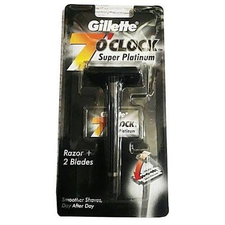 GILLETTE 7 O"CLOCK SUPER PLATINUM