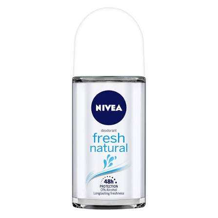 NIVEA FRESH NATURAL DEODORANT ROLL ON 50ML